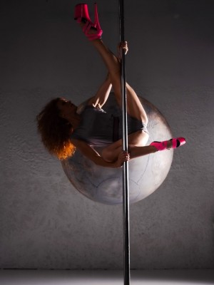 Exotic pole dance